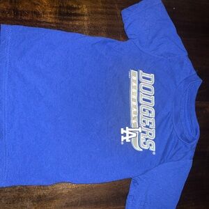 Genuine Merchandise Blue Dodgers Baseball Tee